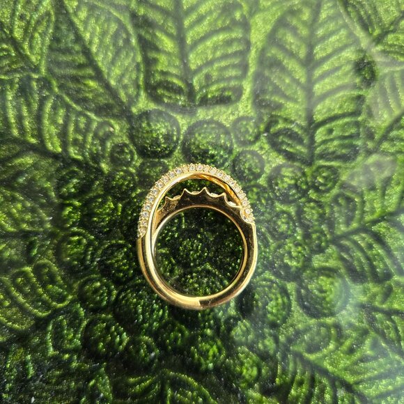 Swarovski Mixed Cuts Rota Cocktail Ring - Picture 3 of 3